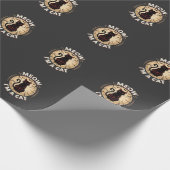 Papier Cadeau Conception graphique de chat Meow Halloween_1 (Coin)