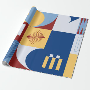 Papier Cadeau conception graphique d'oeuvre d'art numérique de m