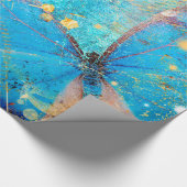 Papier Cadeau Conception grunge d'abrégé sur papillon de (Coin)