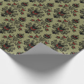 Papier Cadeau Conception hantée de Noël de papier peint de (Coin)