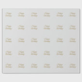 Papier Cadeau Conception Joyeux Anniversaire (Plat)