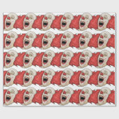 Papier Cadeau Conception mauvaise de clown (Plat)
