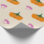 Papier Cadeau Conception mignonne d'Halloween, (Coin)