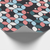 Papier Cadeau conception motif géométrique transparente, texture (Coin)