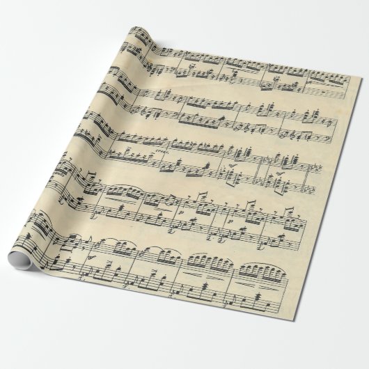 Papier Cadeau Conception musicale (Déroulé)