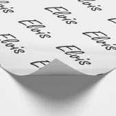 Papier Cadeau Conception nommée artistique d'Elvis (Coin)