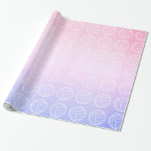 Papier Cadeau Conception orientée de boule de net-ball (Déroulé)