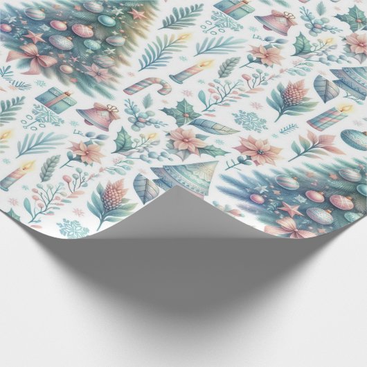 Papier Cadeau Conception papier d'emballage Festive Noël (Coin)