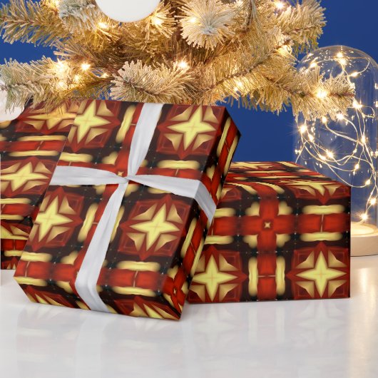 Papier Cadeau Conception Plaid Automne MVB (Vacances)
