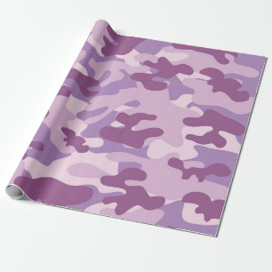 Papier Cadeau Conception pourpre de Camo