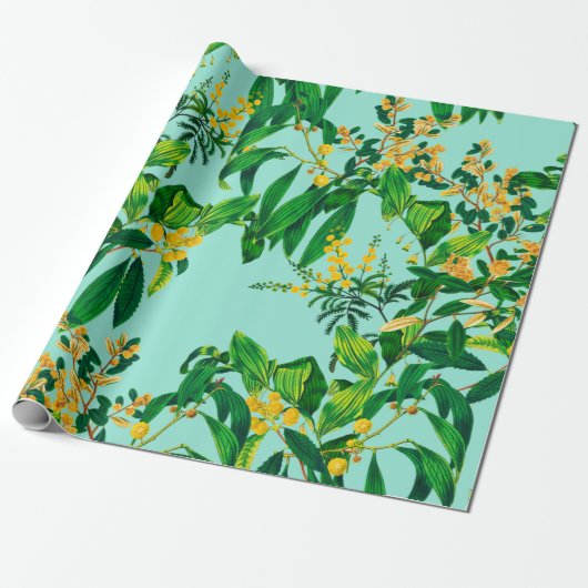 Papier Cadeau Conception répétée transparente faite avec des feu (Déroulé)