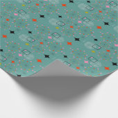 Papier Cadeau Conception rétro de démarrage atomique (Coin)