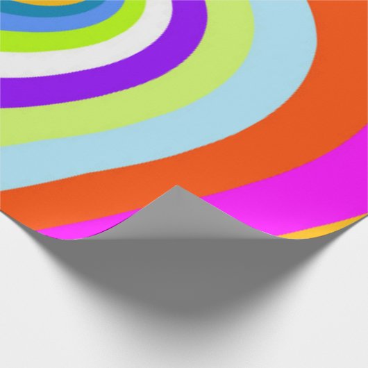 Papier Cadeau CONCEPTION RÉTRO super JOLIMENT VIBES EN COURSE VI (Coin)