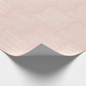 Papier Cadeau Conception Soft Pink Dot et Diamant (Coin)