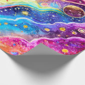 PAPIER CADEAU CONCEPTION SPATIALE MODERNE ET MODERNE (Coin)