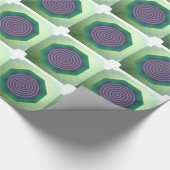 Papier Cadeau Conception Spirale Avec Bord Flué (Coin)