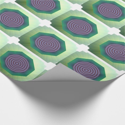 Papier Cadeau Conception Spirale Avec Bord Flué (Coin)