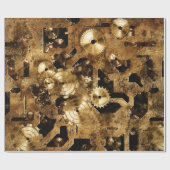 Papier Cadeau Conception Steampunk (Plat)