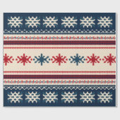 PAPIER CADEAU CONCEPTION SUCRE DE NOËL (Plat)