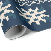 PAPIER CADEAU CONCEPTION SUCRE DE NOËL (Coin rond)