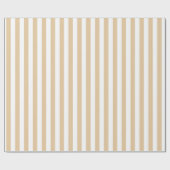 Papier Cadeau Conception Tan Burlap (Plat)