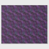 Papier Cadeau Conception texturée violet noir (Plat)