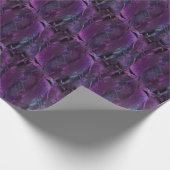 Papier Cadeau Conception texturée violet noir (Coin)