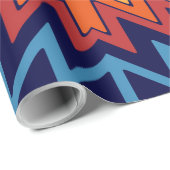 Papier Cadeau Conception tribale d'abrégé sur conception (Coin rond)