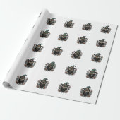 Papier Cadeau Conception vectorielle de chapeau de sorcière de h (Déroulé)