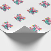 Papier Cadeau Conception vectorielle de poney mignon pour la fêt (Coin)