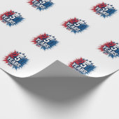 Papier Cadeau Conception vectorielle pour le 250e anniversaire d (Coin)