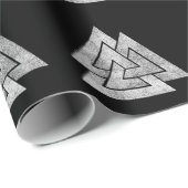 Papier Cadeau Conception viking Valknut (Coin rond)