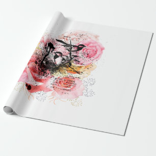 Papier Cadeau Conception vintage élégante