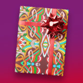 Papier Cadeau Conceptions Colorées