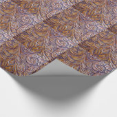 PAPIER CADEAU CONCEPTIONS DE CUIR DE RELIEF (Coin)