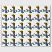 Papier Cadeau Conceptions Fantaisistes de Tête d'Oeuf (Plat)