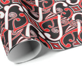 Papier Cadeau conceptions maories (Coin rond)