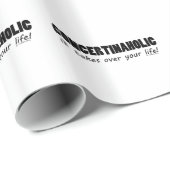 Papier Cadeau Concertinaholic (Coin rond)