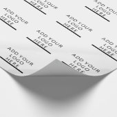 Papier Cadeau Concevez le logo en fonction du client (Coin)