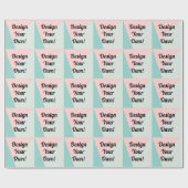 Papier Cadeau Concevez votre cadeau fait sur commande (Plat)