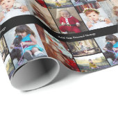 Papier Cadeau Concevez votre propre collection de 7 photos (Coin rond)