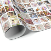 Papier Cadeau Concevez votre propre collection de photos 25 (Coin rond)