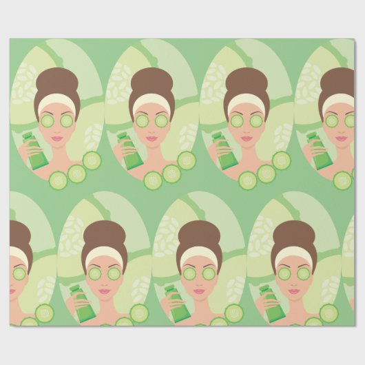 Papier Cadeau Concombre (Plat)