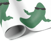 Papier Cadeau Concombre cool (Coin rond)