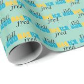 Papier cadeau condensé Vell Muddasick Jred (Coin rond)