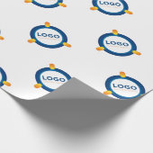 Papier Cadeau Conditionnement du logo personnalisé de l'entrepri (Coin)