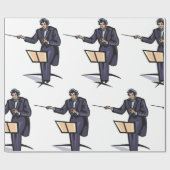 Papier Cadeau Conducteur Orchestrator (Plat)