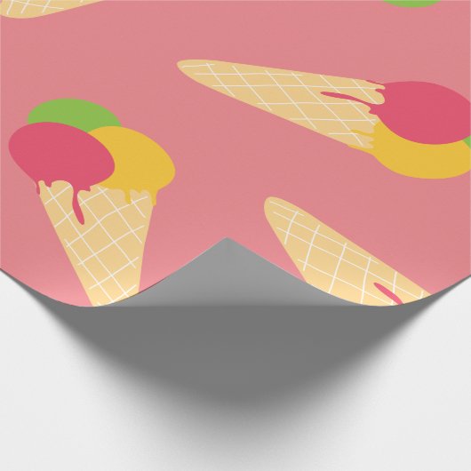 Papier Cadeau Cone de glace (Coin)