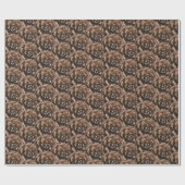 Papier Cadeau Cône de pin (Plat)