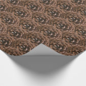 Papier Cadeau Cône de pin (Coin)